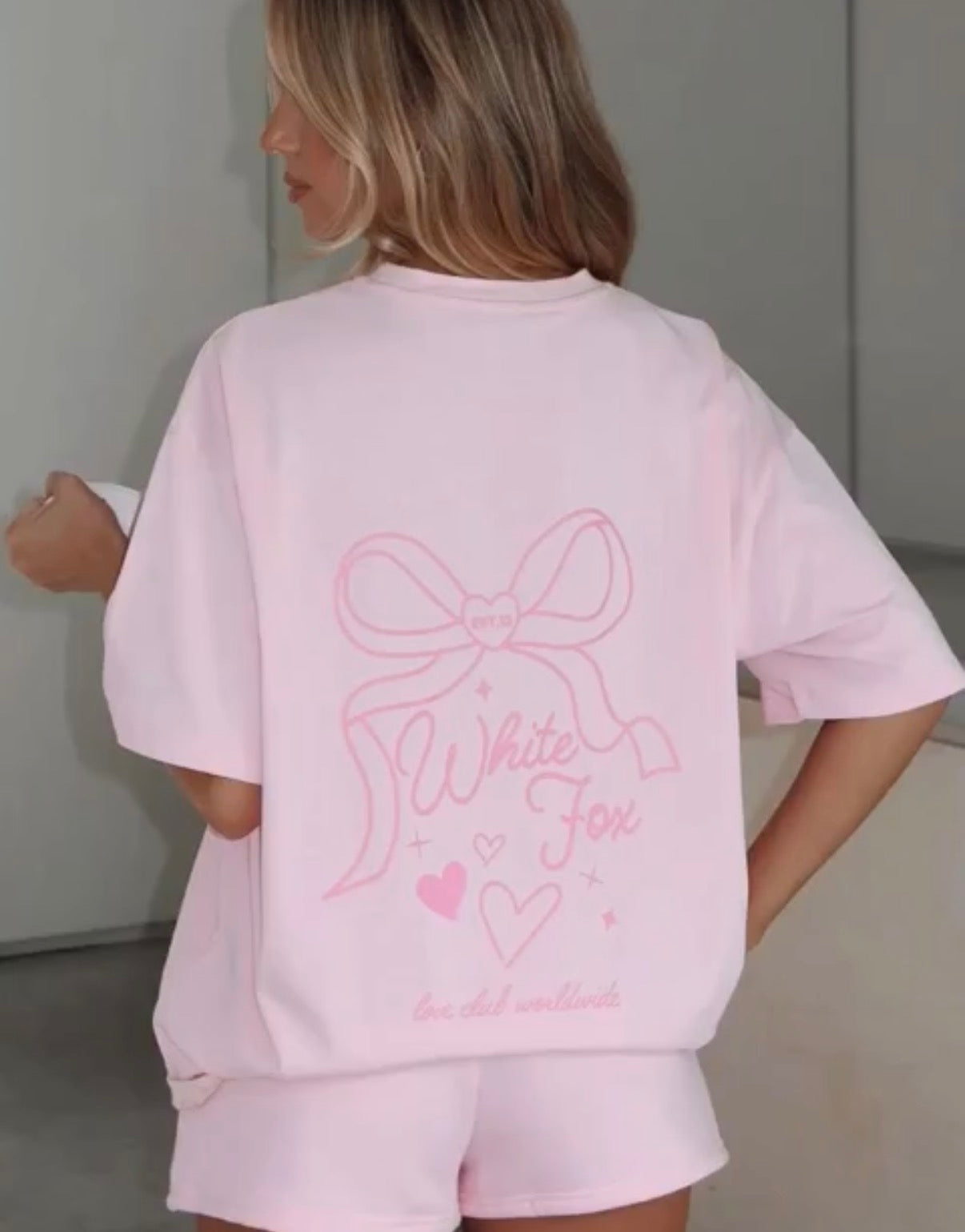 Bow Tshirt - PINK