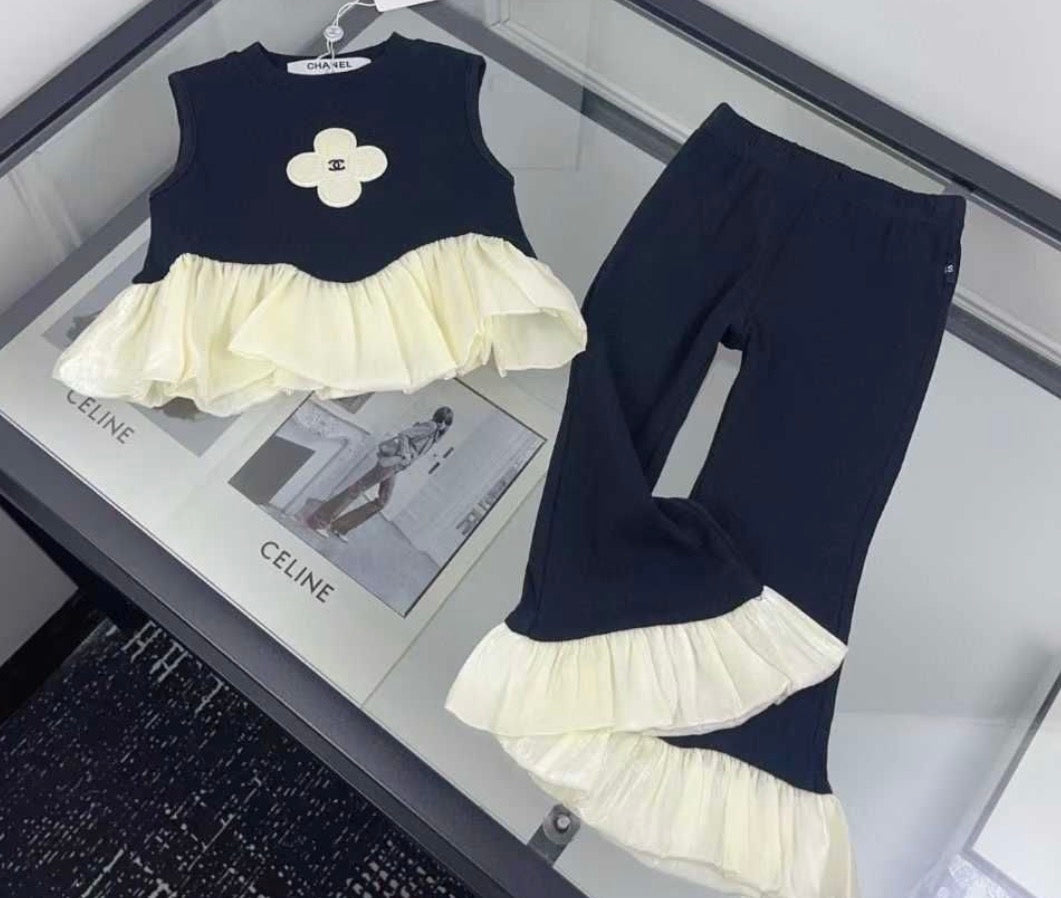 Girls Flower Flare Set