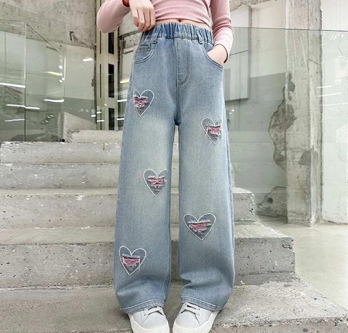 Girls Ripped Jeans