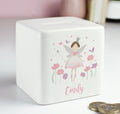 Personalised Fairy Ceramic Money Box
