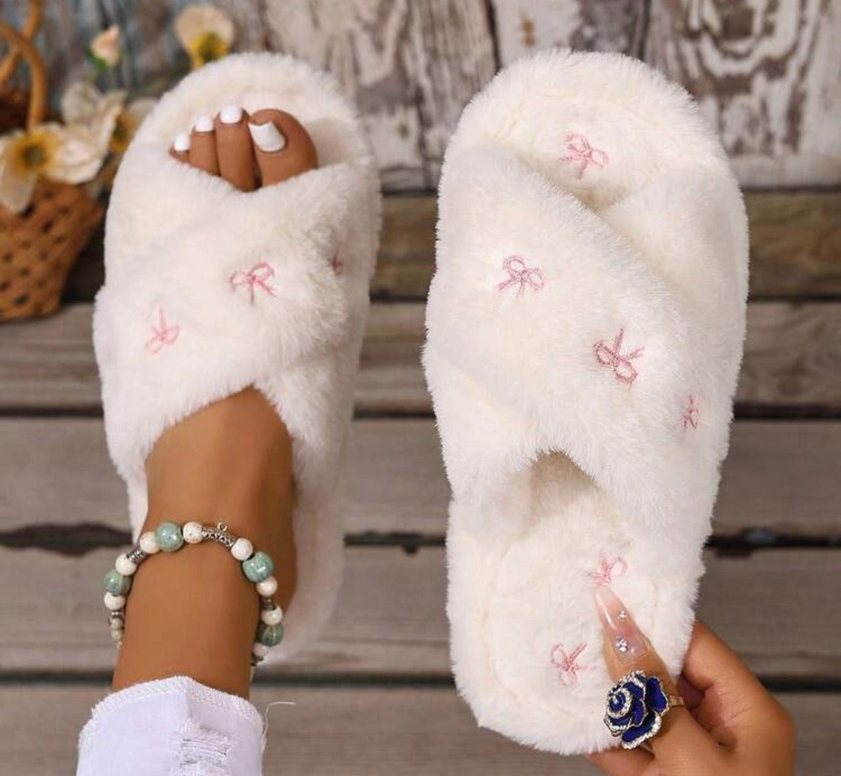 Bow Slippers