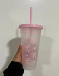 Bow Coffee Tumbler - PINK