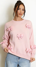 Bow Jumper - PINK