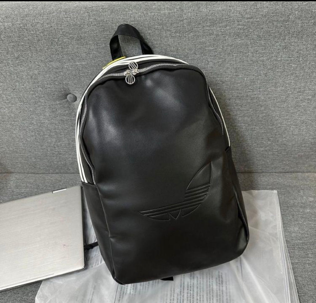 3 Striped Backpack - BLACK