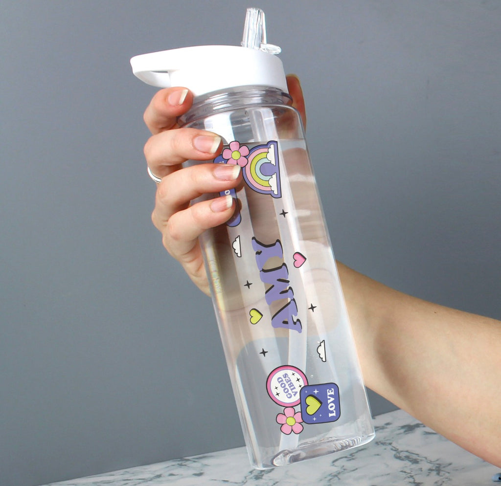 Personalised Good Vibes Bottle