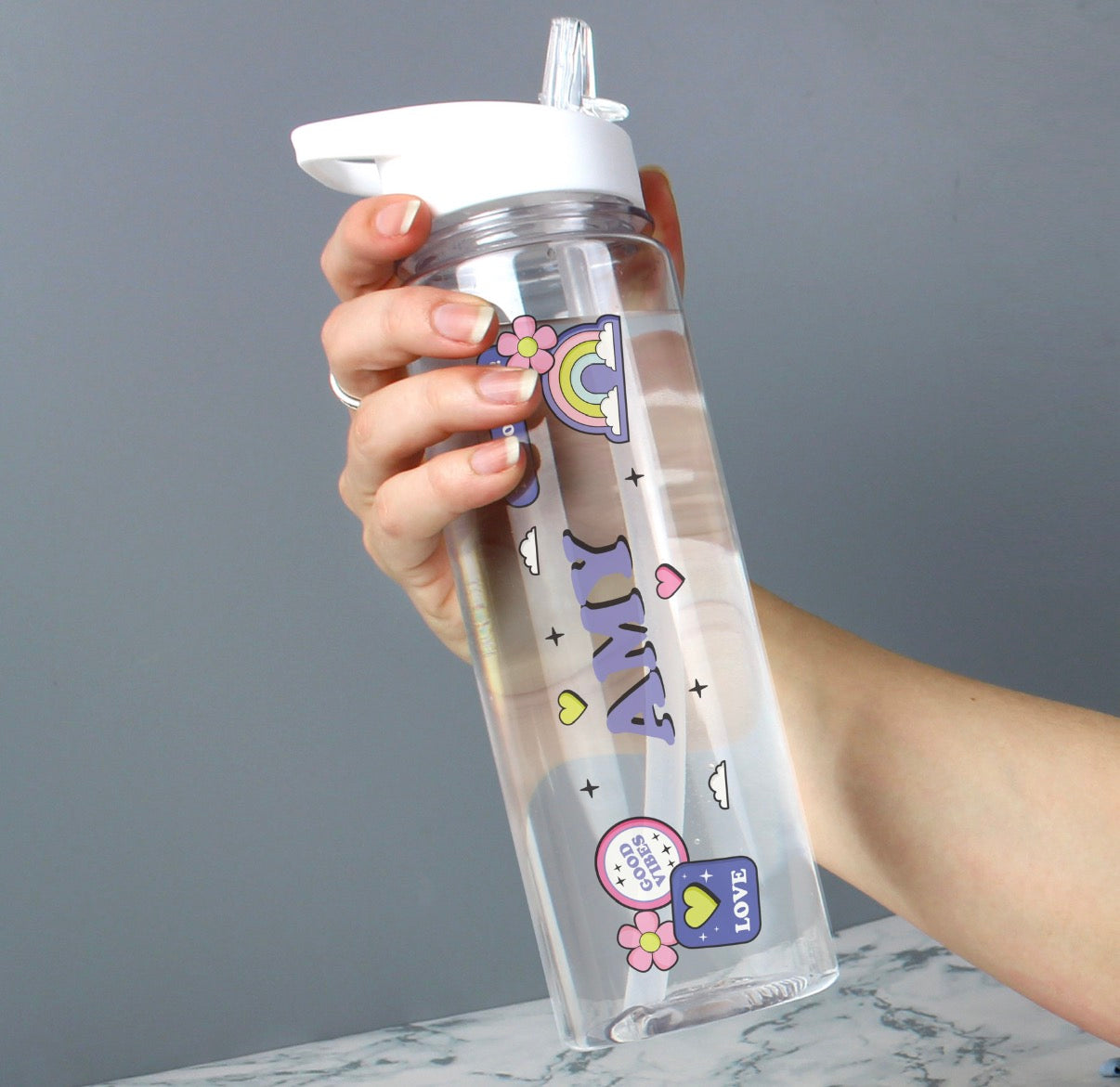 Personalised Good Vibes Bottle