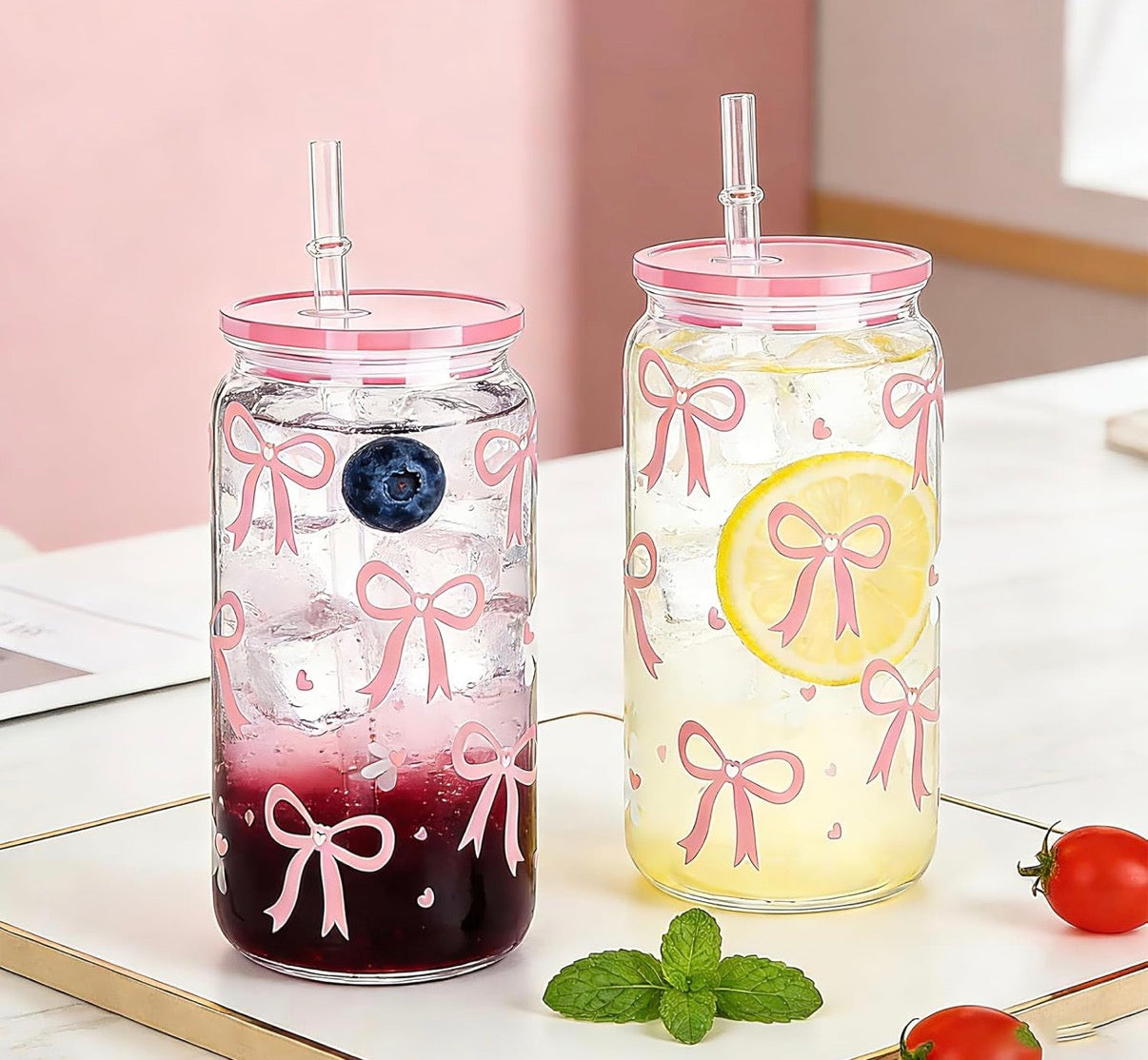Bow Iced Coffee Set