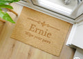 Personalised Ornate Rectangle Indoor Doormat