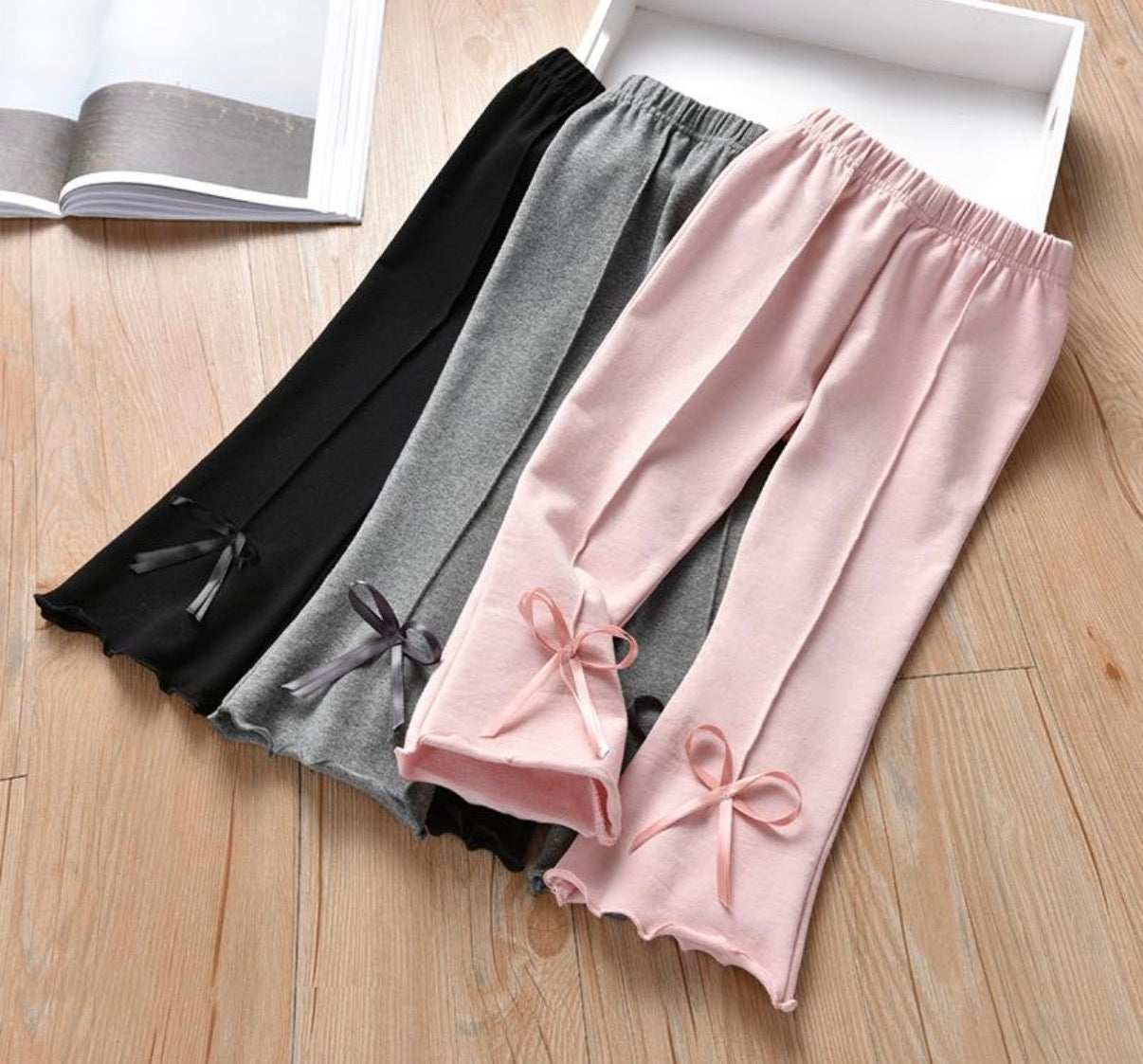 Bow Flared Pants