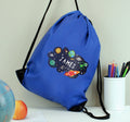 Personalised Space Blue Kit Bag