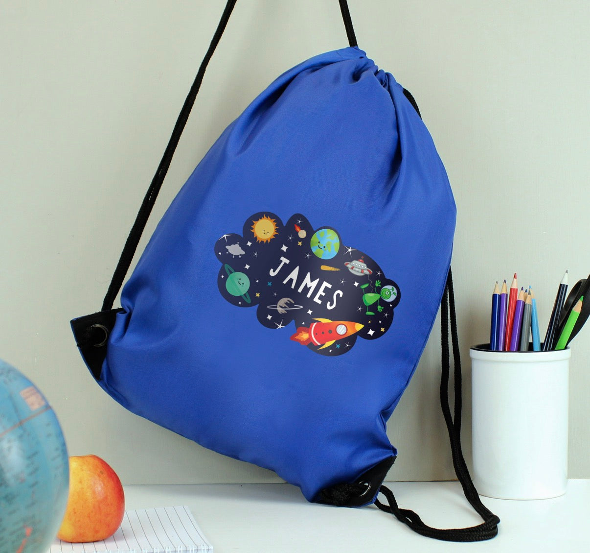 Personalised Space Blue Kit Bag