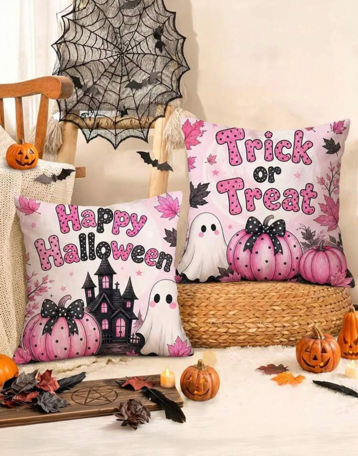 Trick or Treat Pillow Covers