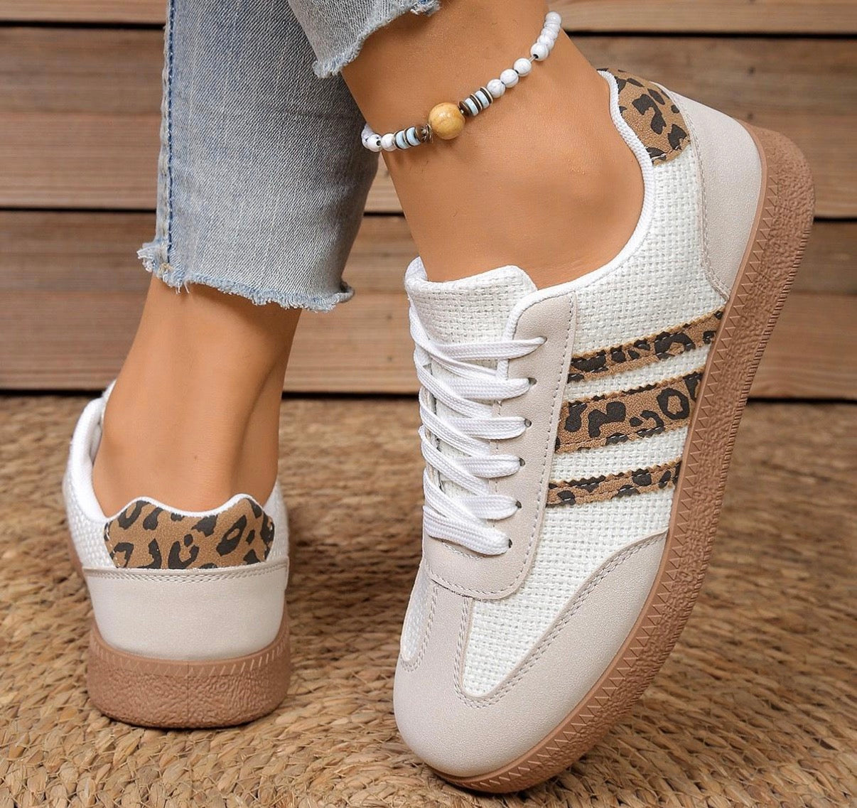 Leopard Print Trainers
