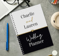 Personalised Black & Gold Inclusive A5 Wedding Planner