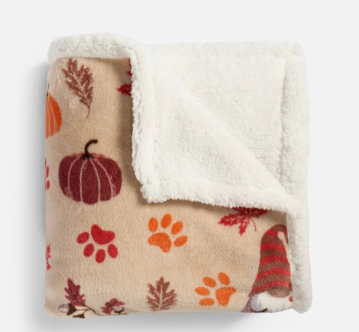 Paw Print Throw