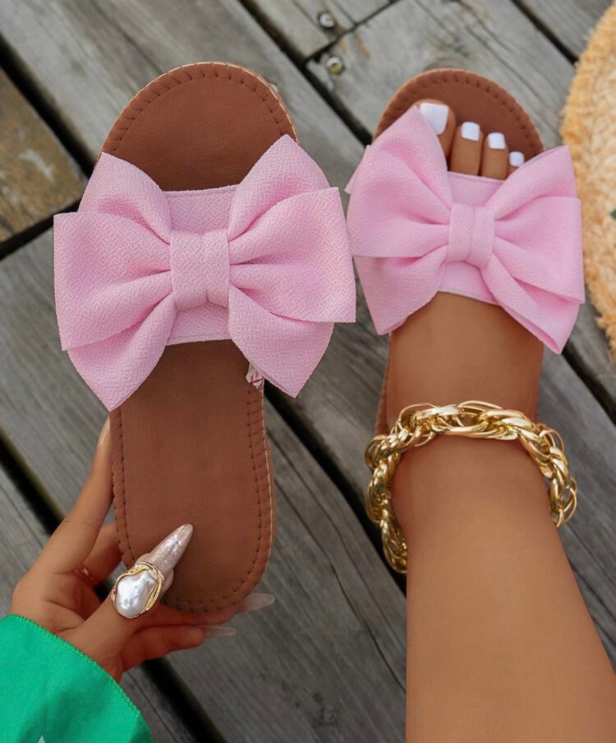 Bow Sandals - PINK