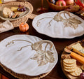 2 Pack Pumpkin Plates - BEIGE