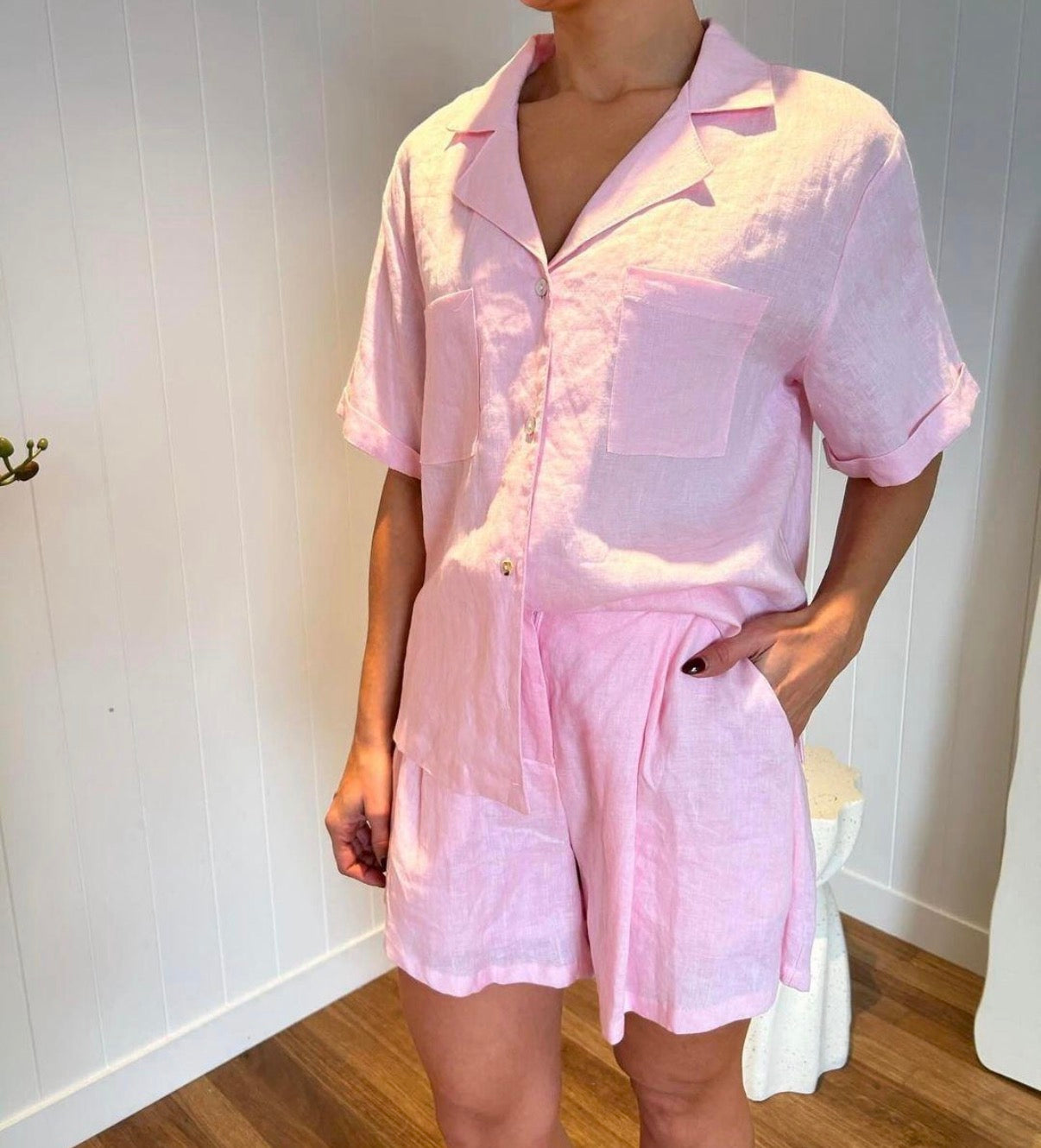 Breathable Shorts Set - PINK