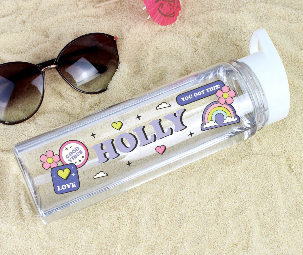 Personalised Good Vibes Bottle