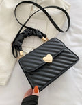 Love Heart Bag - BLACK