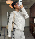 Beige Leopard Jumper