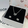 Pdora Necklace & Earrings Set